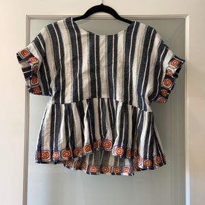 Anthropologie Peplum Top